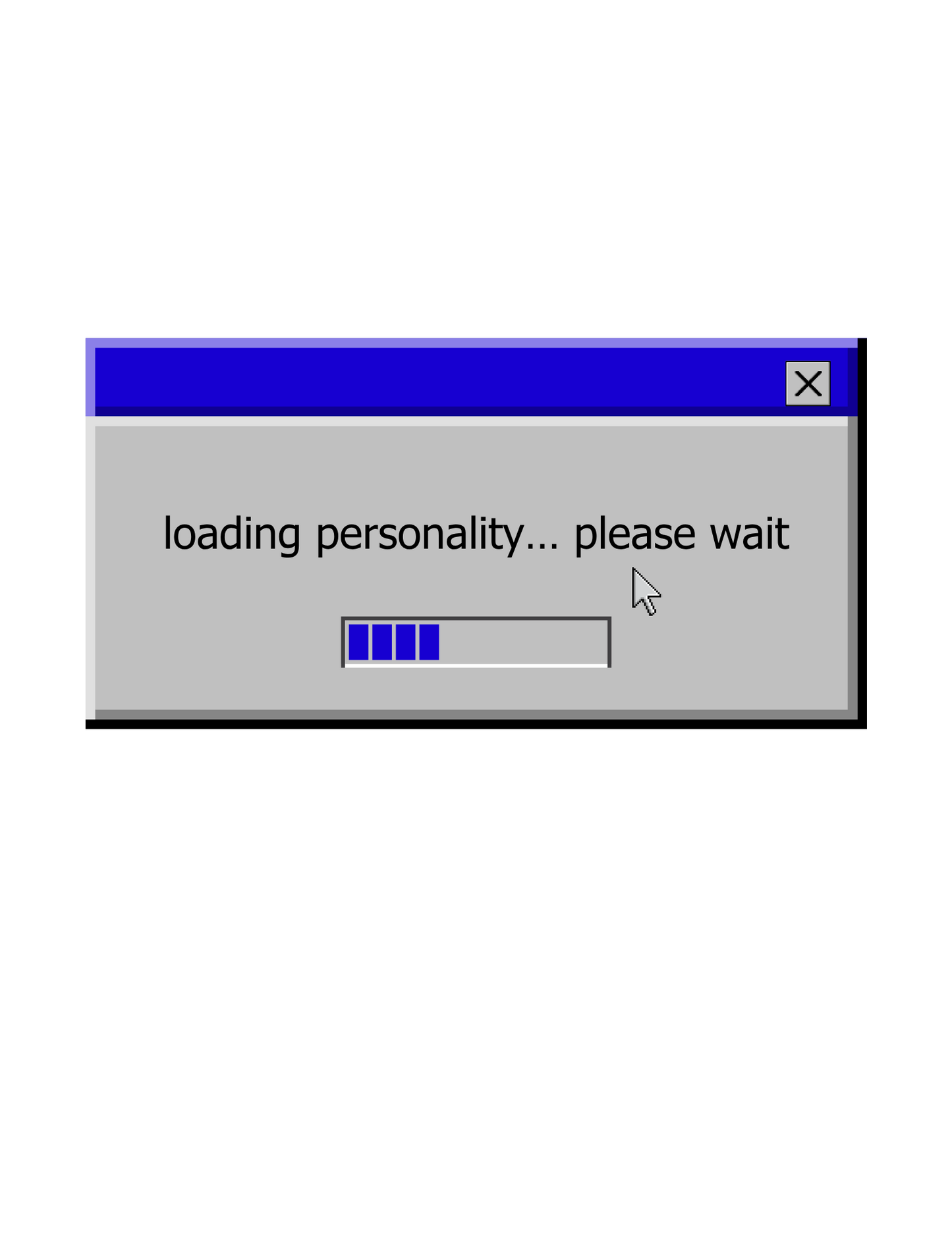 loading personality... please wait - Baby Tee
