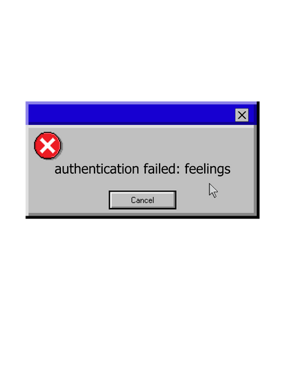authentication failed: feelings - Baby Tee