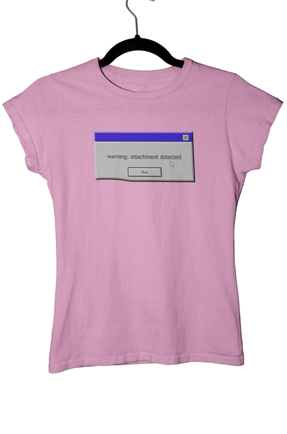warning: attachment detected - Baby Tee