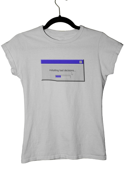 installing bad decisions... - Baby Tee