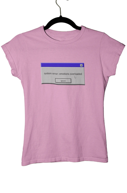 system error : emotions overloaded - Baby Tee