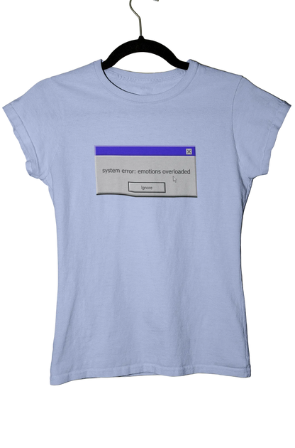 system error : emotions overloaded - Baby Tee