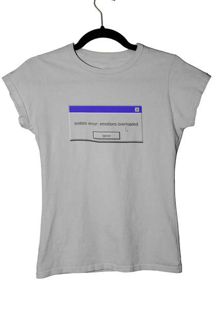 system error : emotions overloaded - Baby Tee