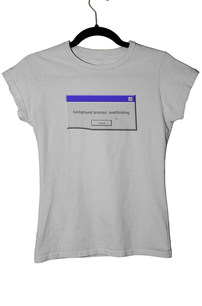 background process: overthinking - Baby Tee