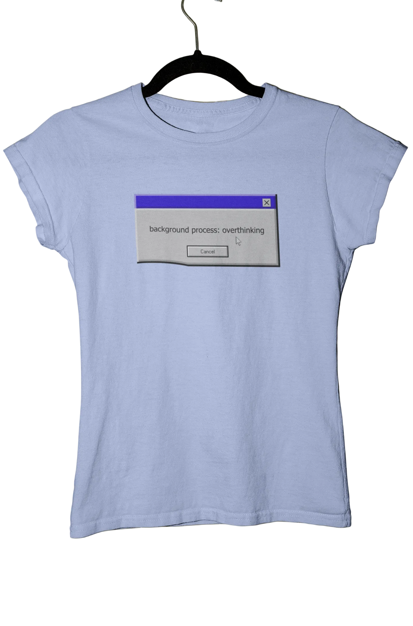 background process: overthinking - Baby Tee