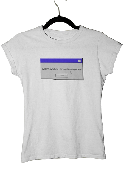 system overload: thoughts everywhere - Baby Tee
