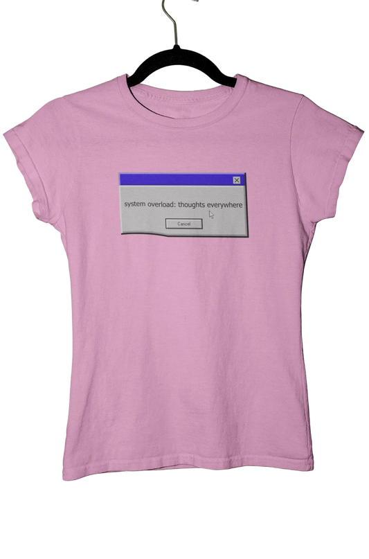 system overload: thoughts everywhere - Baby Tee