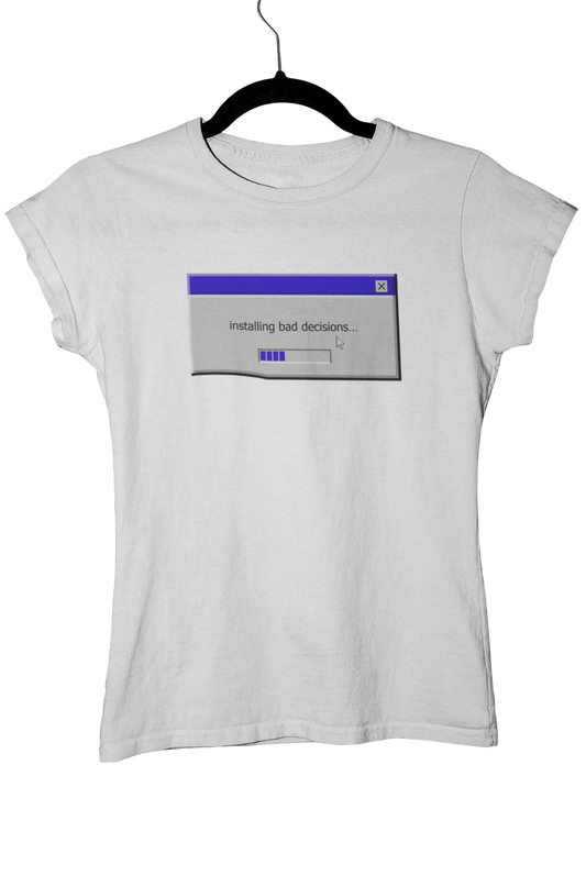 installing bad decisions... - Baby Tee
